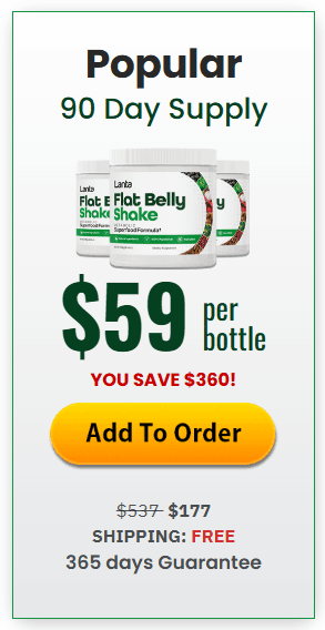 Order Lanta Flat Belly Shake 3 bottles